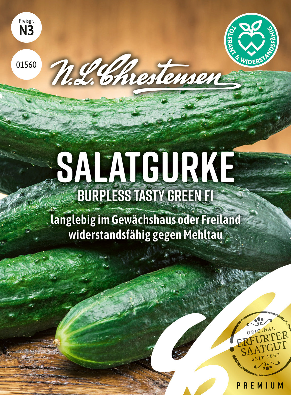 N.L. Chrestensen Salatgurke Burpless Tasty Green F1