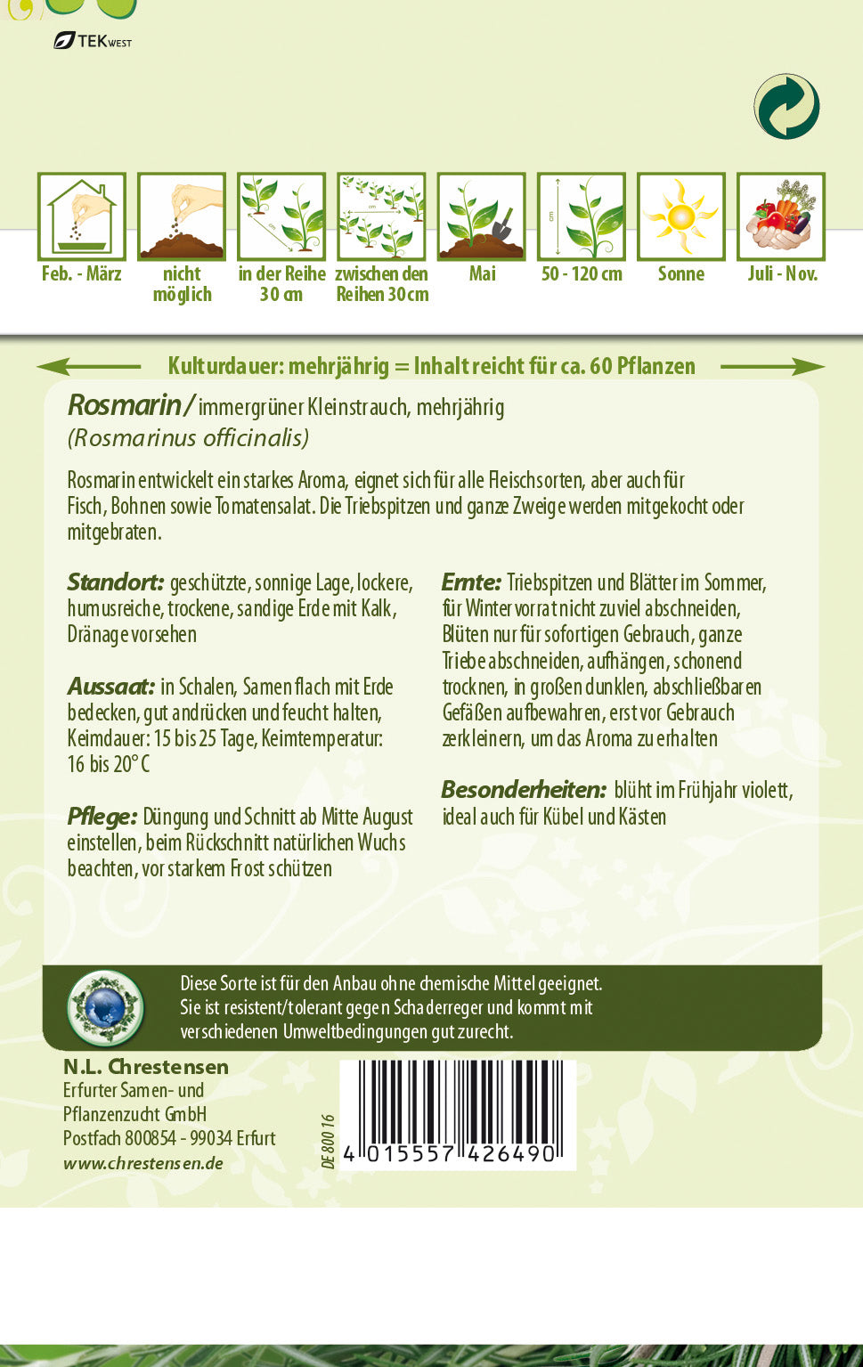 N.L. Chrestensen Rosmarin