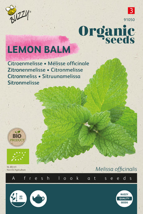 Buzzy Organic Seeds BIO Zitronenmelisse