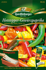 Quedlinburger Gewürzpaprika  Habanero Mix,Pelita, Ancho Saatplatte