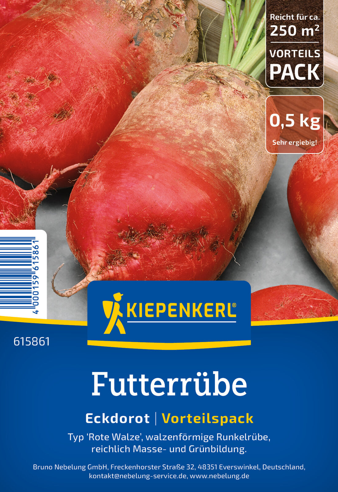 Kiepenkerl Futterrüben Eckdorot 500 g
