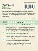 Frankonia Samen Stangenbohnen Neckargold