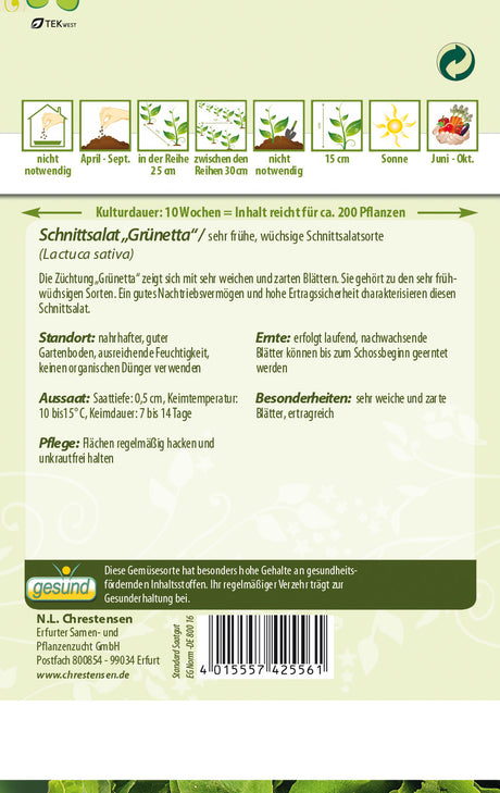 N.L. Chrestensen Schnittsalat Grünetta