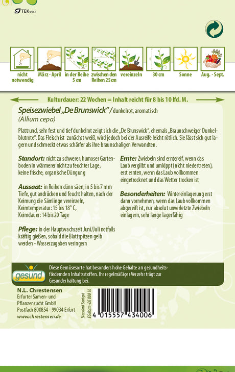 N.L. Chrestensen Speisezwiebel De Brunswick