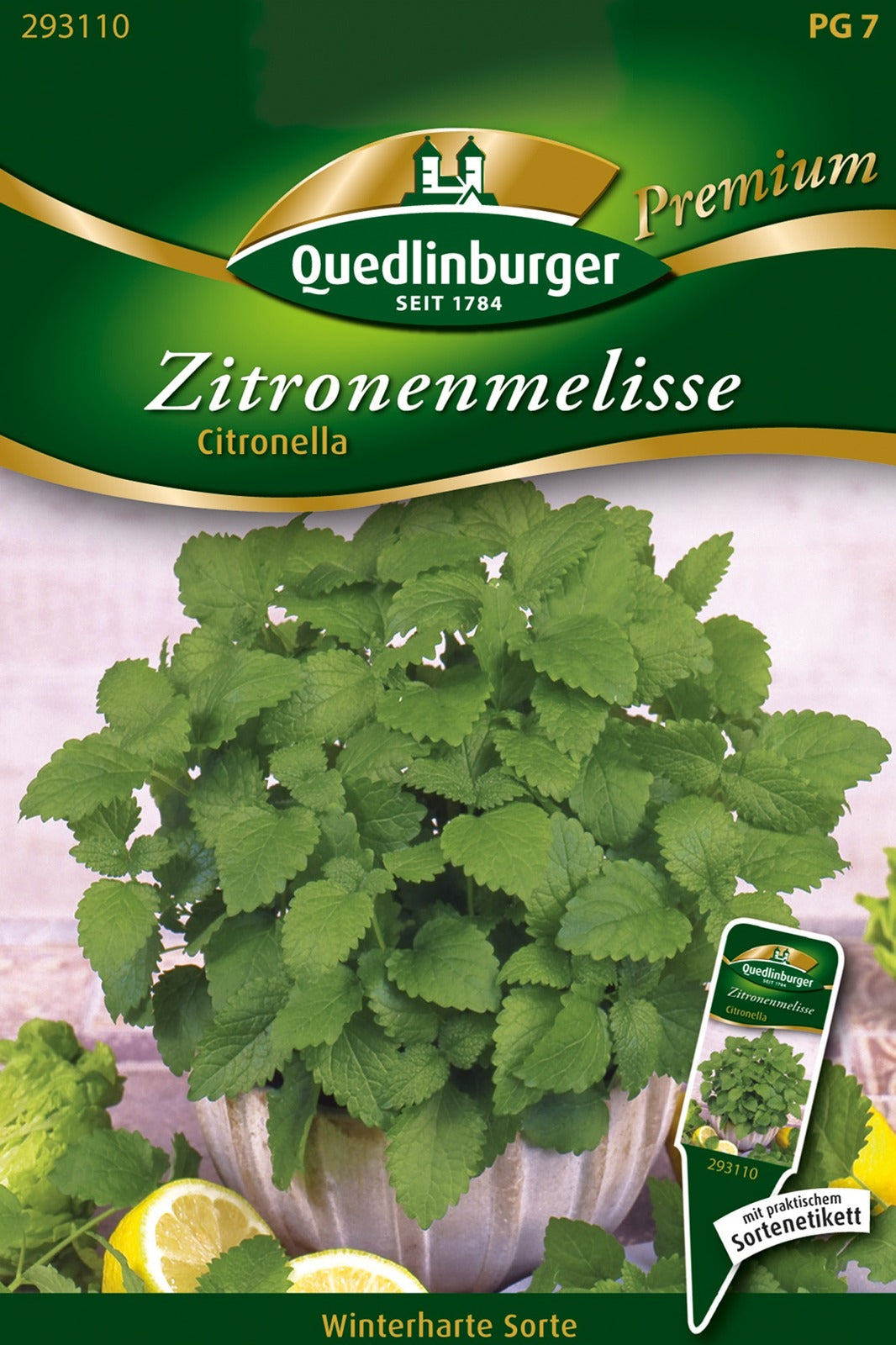 Quedlinburger Zitronenmelisse Citronella