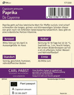 Pabst Keimkraft Gewürzpaprika De Cayenne