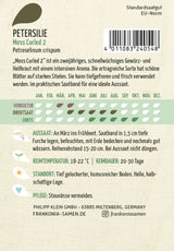 Frankonia Samen Petersilien Moss Curled 2 Balkon