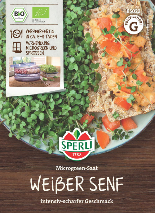 SPERLI BIO Microgreens Weißer Senf