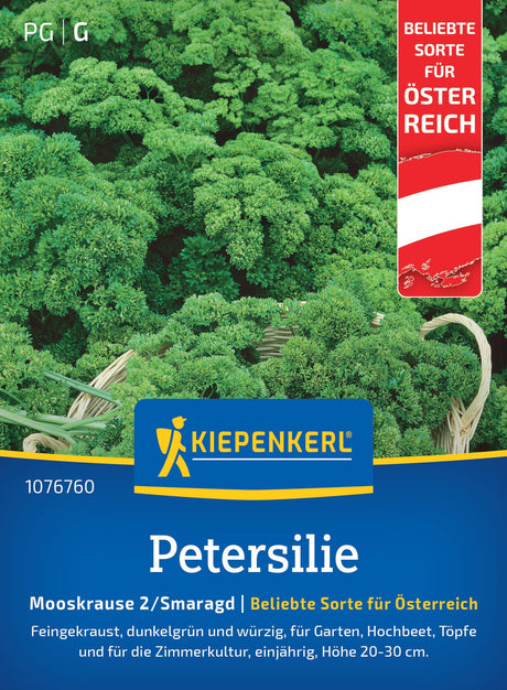Kiepenkerl Petersilie Mooskrause 2 - Smaragd Österreich Sorte
