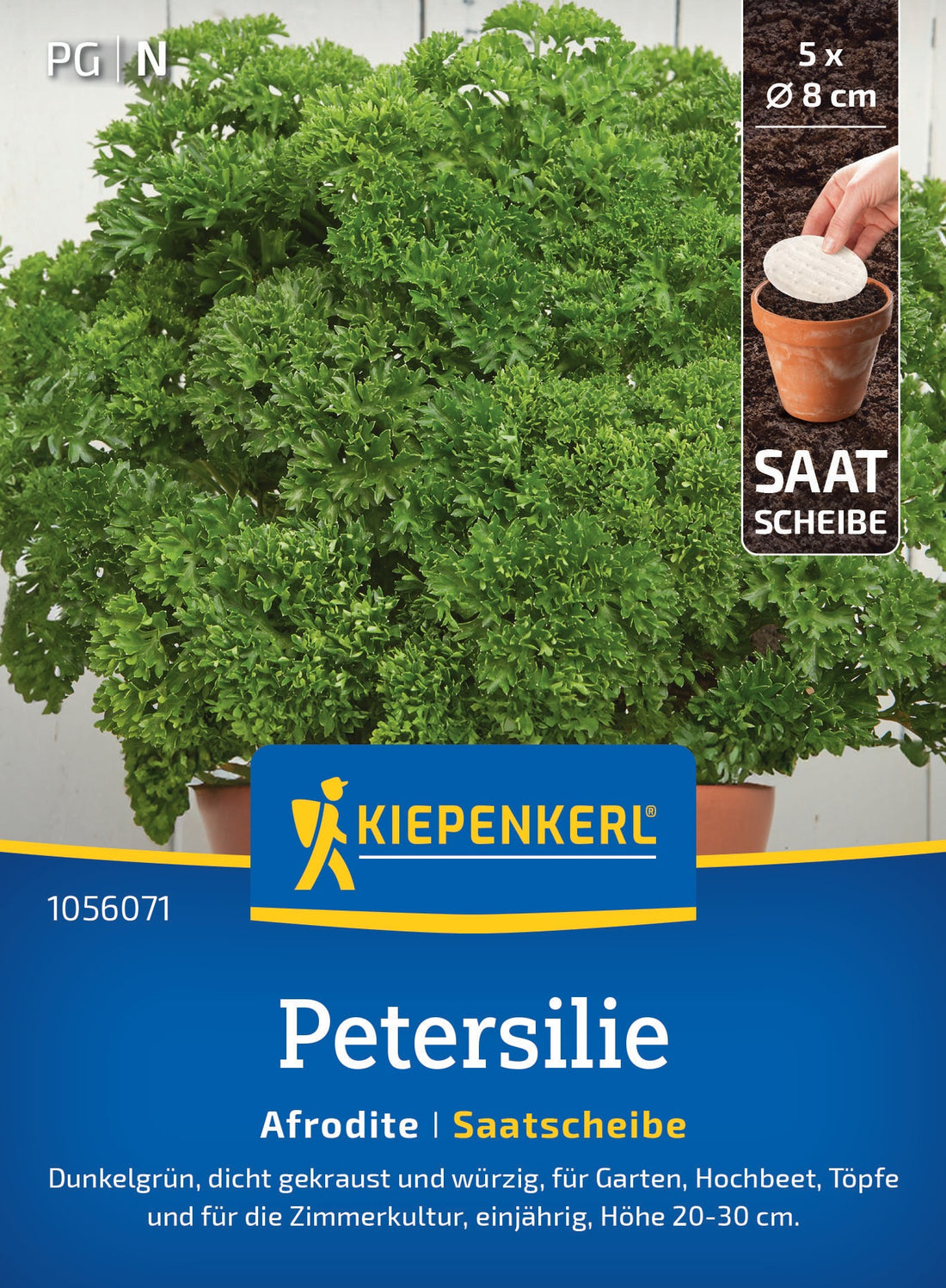 Kiepenkerl Petersilie Afrodite Saatscheibe