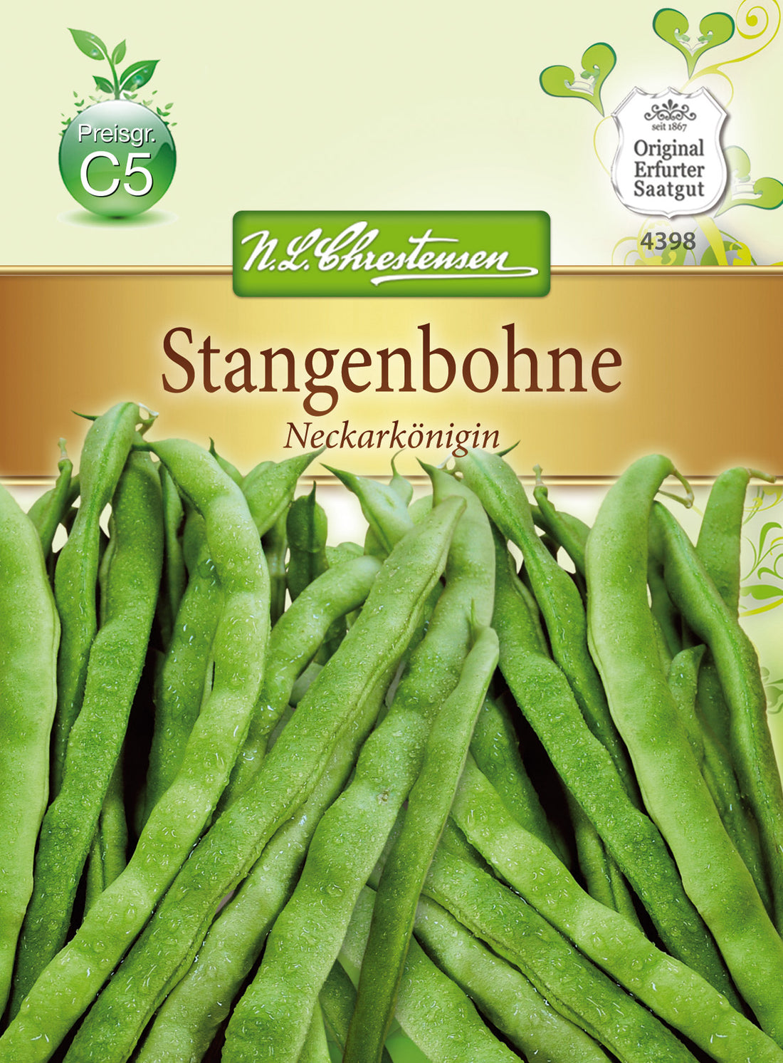 N.L. Chrestensen Stangenbohne Neckarkönigin