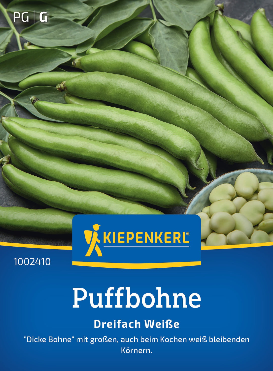 Kiepenkerl Puffbohnen Dreifach Weiße