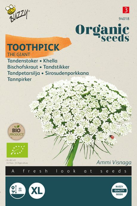 Buzzy Organic Seeds BIO Bischofskraut The Giant