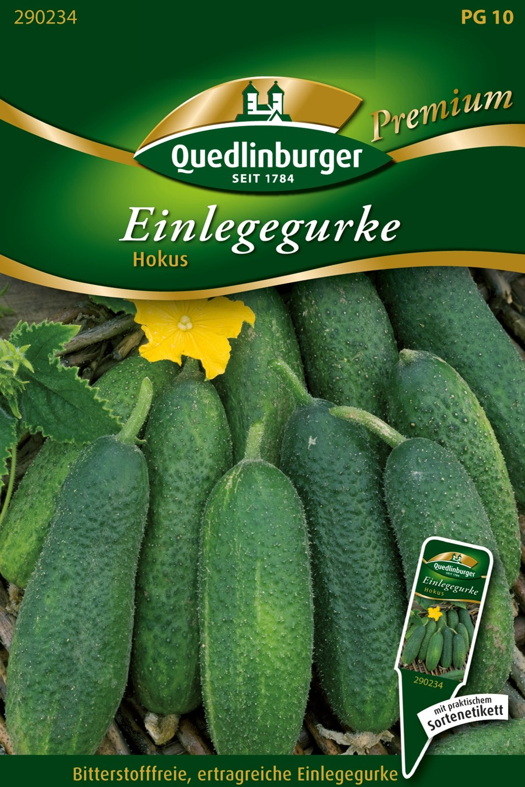 Quedlinburger Freiland-Einlegegurke Hokus