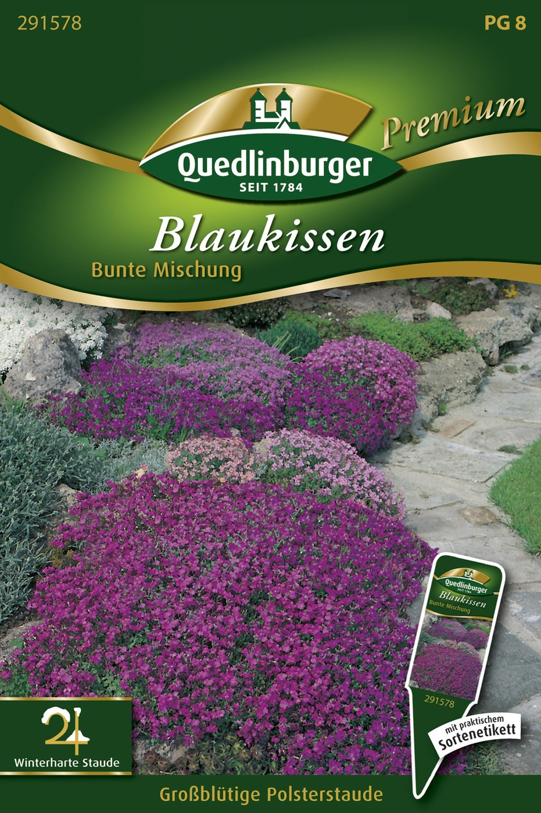 Quedlinburger Blaukissen Bunte Mischung