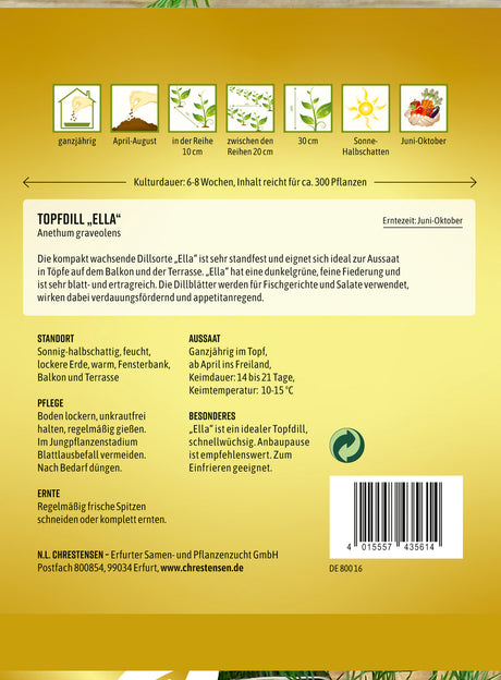 N.L. Chrestensen Topfdill Ella