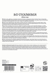 SPERLI BIO Gelbe Steckzwiebel Sturon 50 Stück