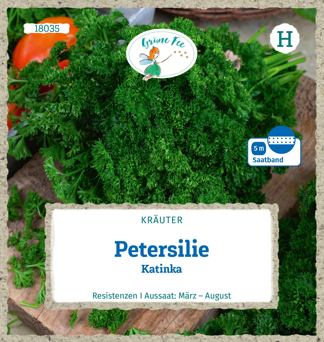Grüne Fee Petersilien Katinka Saatband