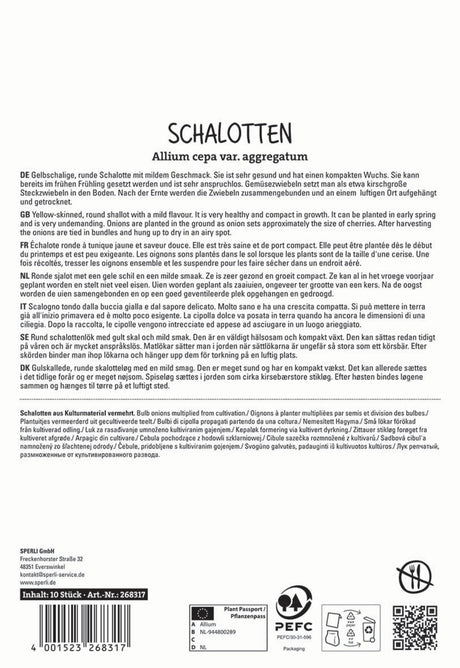 SPERLI Gelbe Schalotte Moon 10 Stück