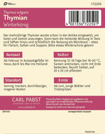 Pabst Keimkraft Thymian Deutscher Winter