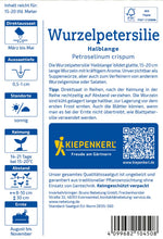 Kiepenkerl Wurzelpetersilie Halblange