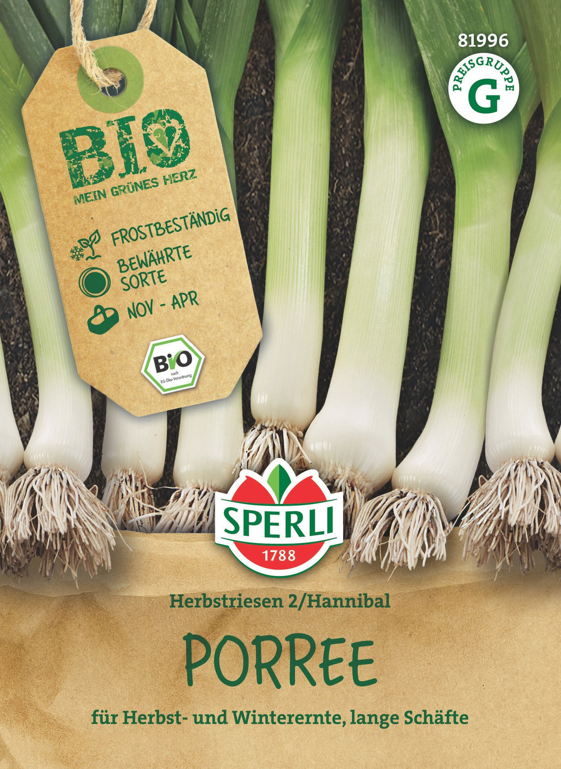 SPERLI BIO Porree Herbstriesen 2 / Hannibal