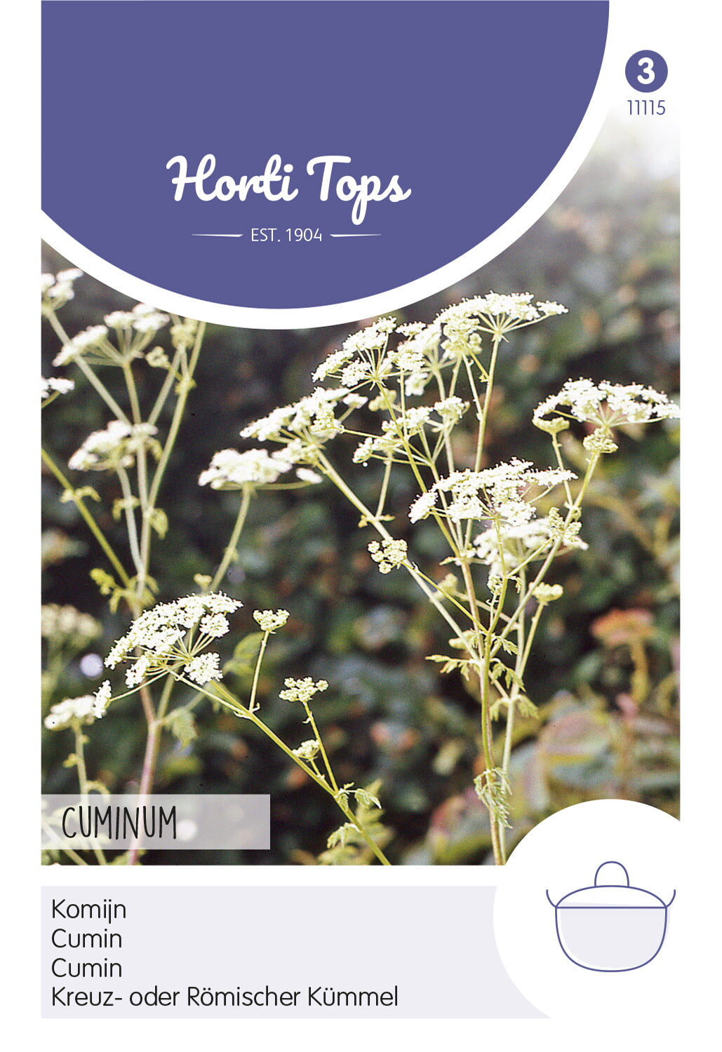 Horti Tops Kümmel Kreuz- oder Römischer