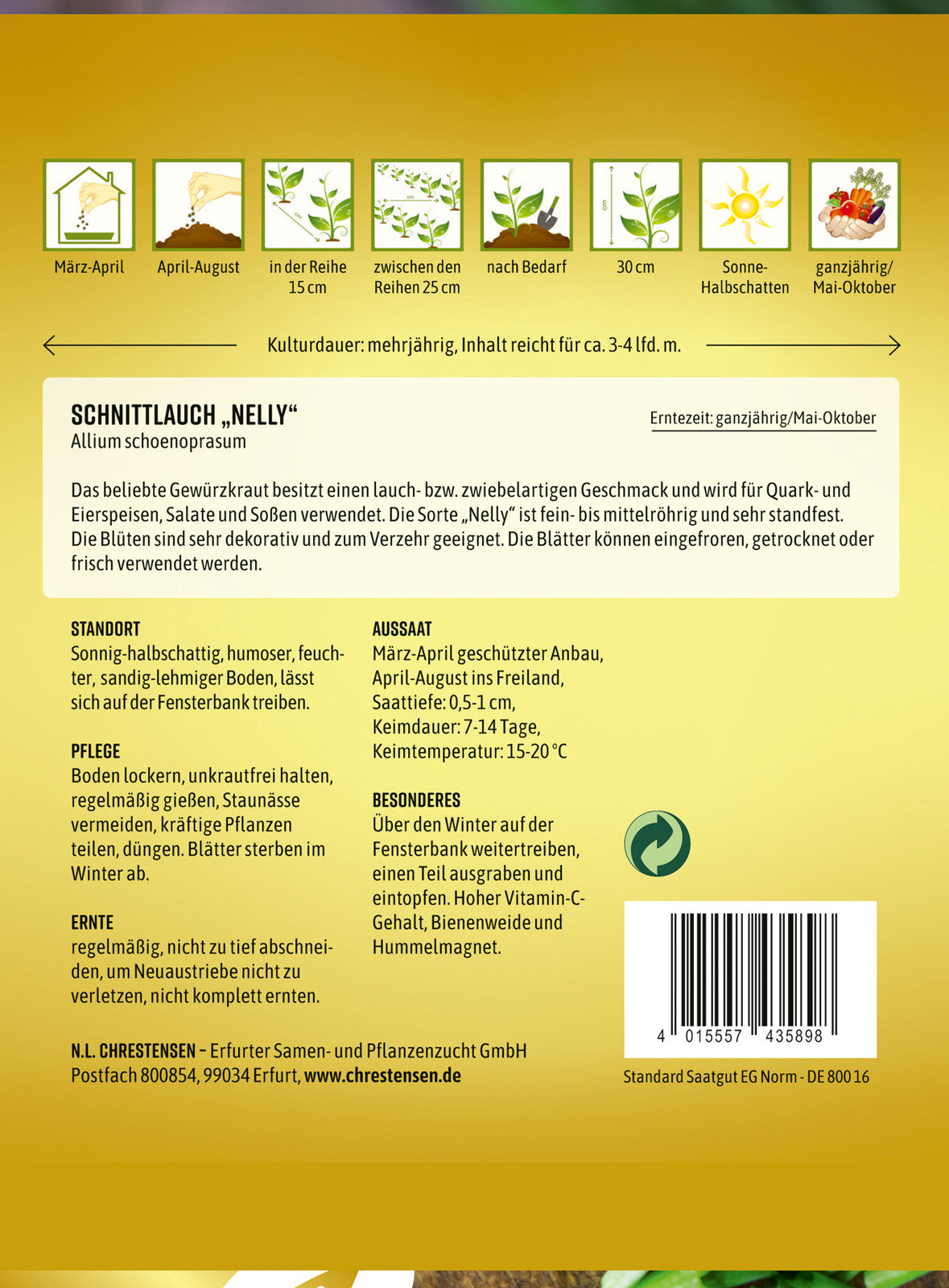 N.L. Chrestensen Schnittlauch Nelly