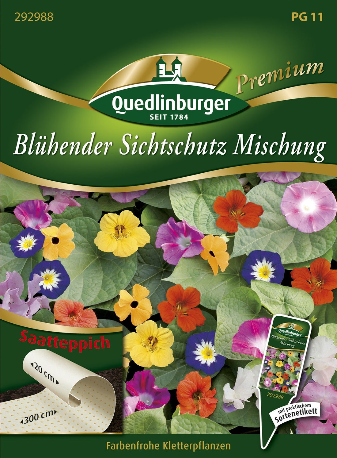 Quedlinburger Blühender Sichtschutz Mischung Saatteppich