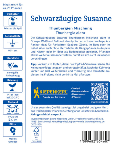 Kiepenkerl Schwarzäugige-susanne Thunbergien Mischung