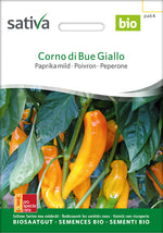 Sativa BIO Paprika mild Corno di Bue Giallo