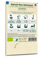 Samen Maier BIO Kopfsalat Roter Butterhäuptl