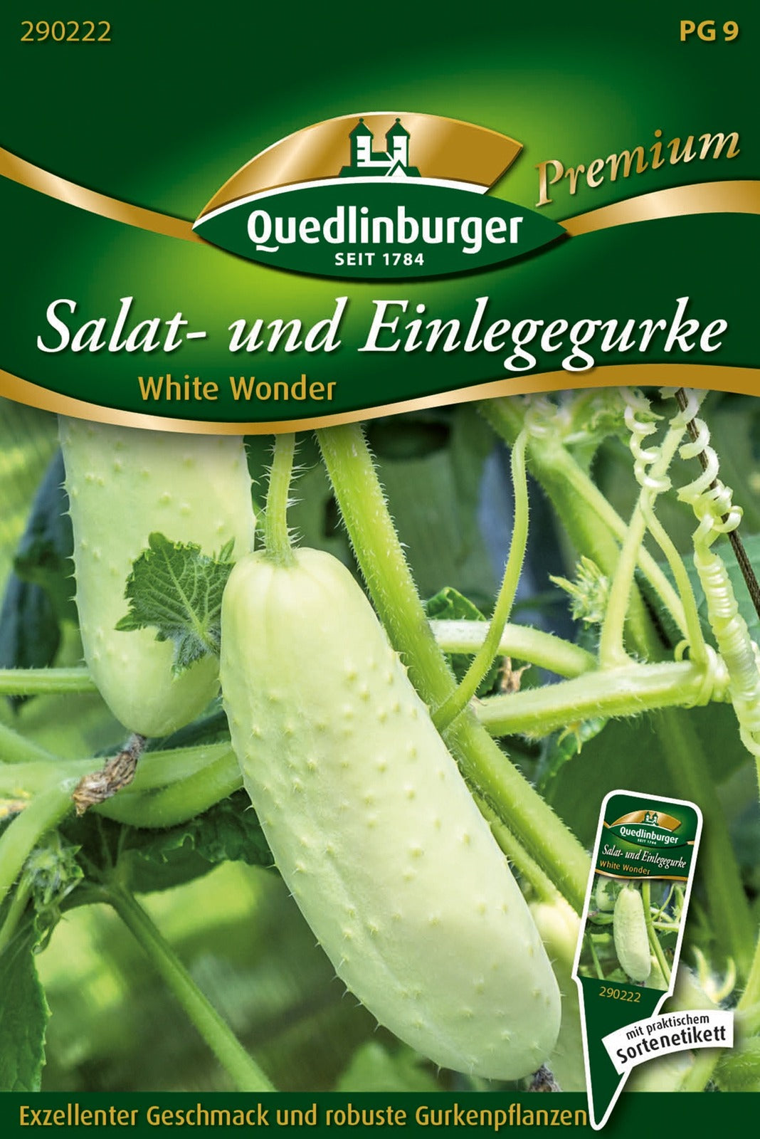 Quedlinburger Freiland-Einlegegurke White Wonder