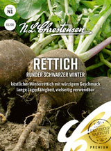 N.L. Chrestensen Rettich Runder schwarzer Winter