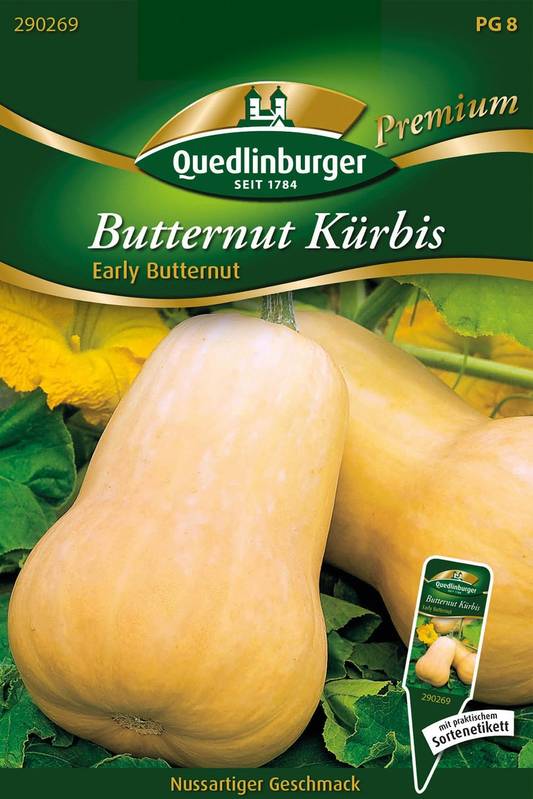 Quedlinburger Butternutkürbis Early Butternut