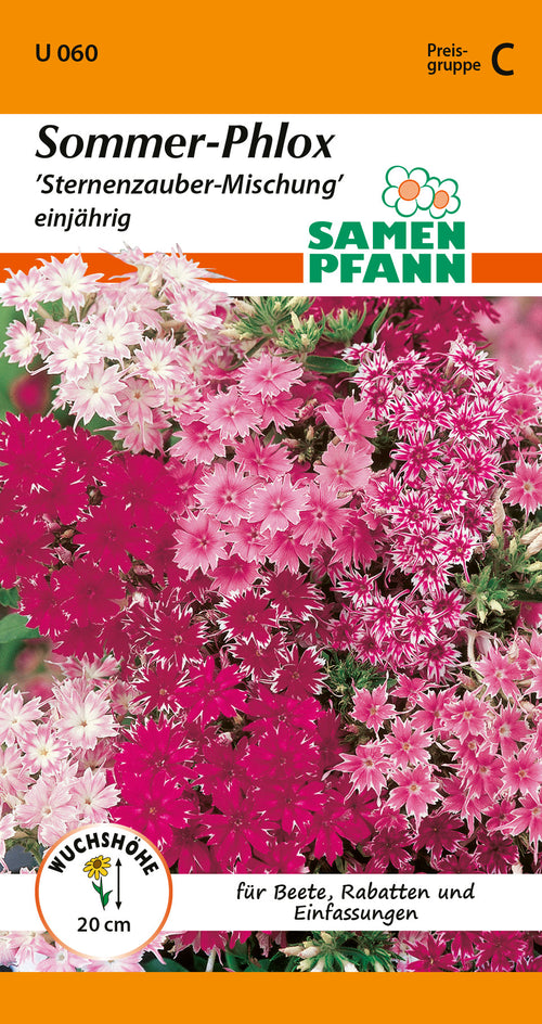 Samen Pfann Sommer-Phlox Sternenzauber-Mischung