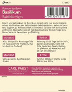 Pabst Keimkraft Basilikum Salatblättriges