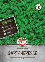 SPERLI Gartenkresse Einfache Grüne Vorteilspackung