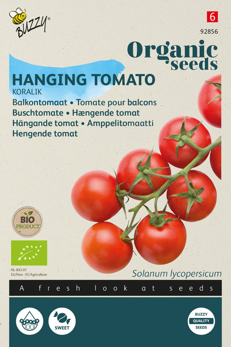 Buzzy Organic Seeds BIO Buschtomaten Koralik