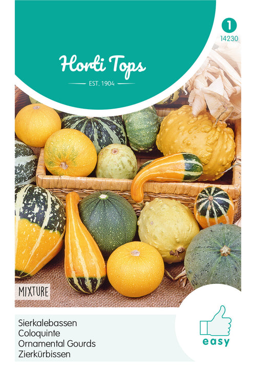 Horti Tops Zierkürbis Pepo Kleinfrüchtige Mischung