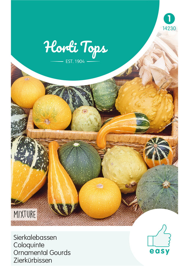 Horti Tops Zierkürbis Pepo Kleinfrüchtige Mischung