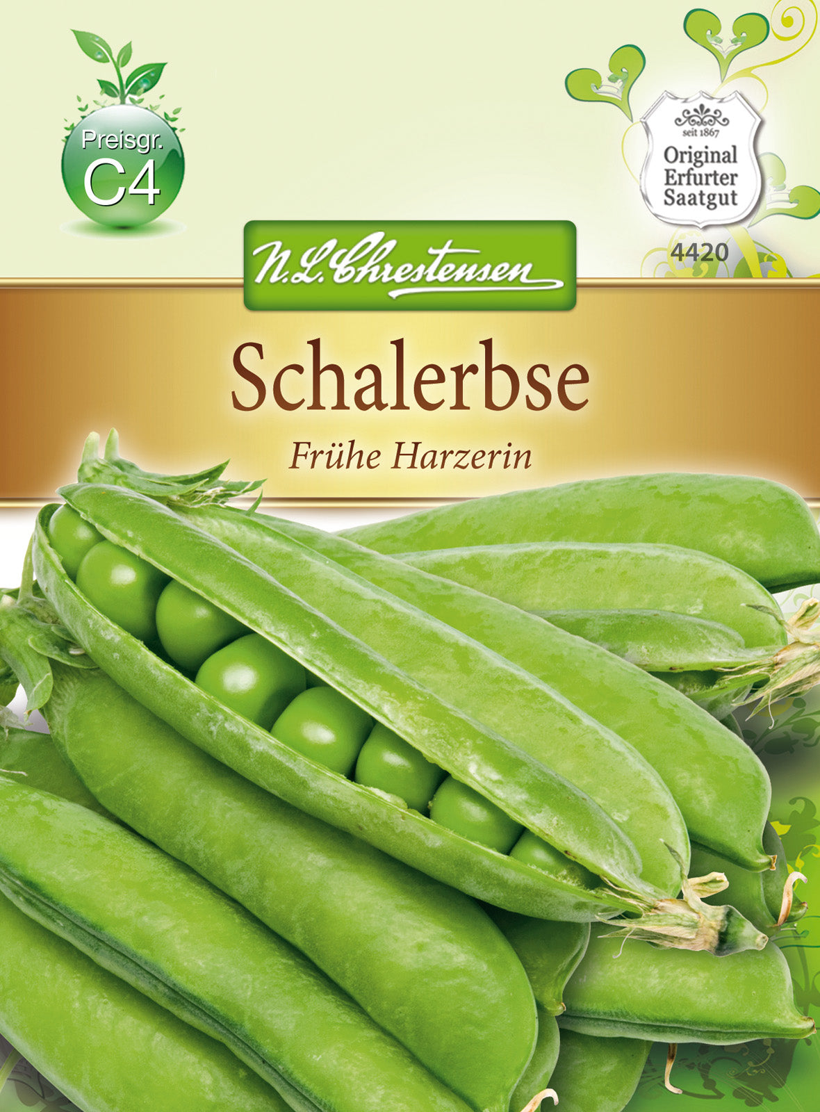 N.L. Chrestensen Schalerbse Frühe Harzerin