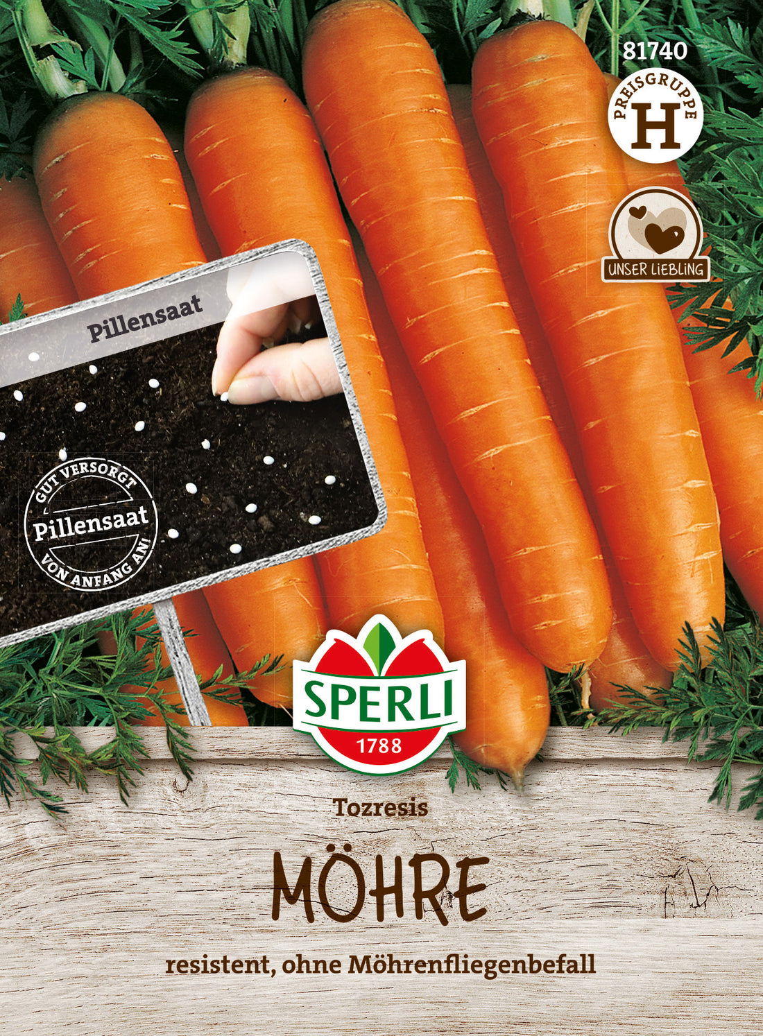 SPERLI Möhre Tozresis Pillensaat