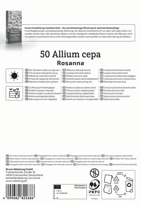 Kiepenkerl Steckzwiebel Rosanna 50 Stück