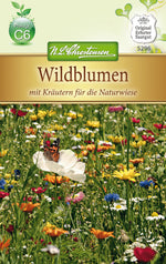N.L. Chrestensen Wildblumenmischung mit Kräutern für die Naturwiese
