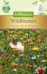N.L. Chrestensen Wildblumenmischung mit Kräutern für die Naturwiese