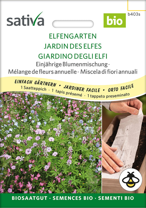 Sativa Blumenmischung Elfengarten Saatteppich