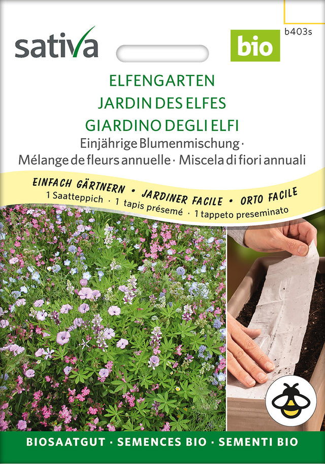 Sativa Blumenmischung Elfengarten Saatteppich