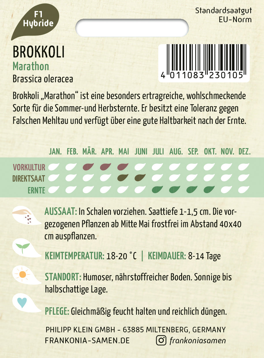 Frankonia Samen Brokkoli Marathon