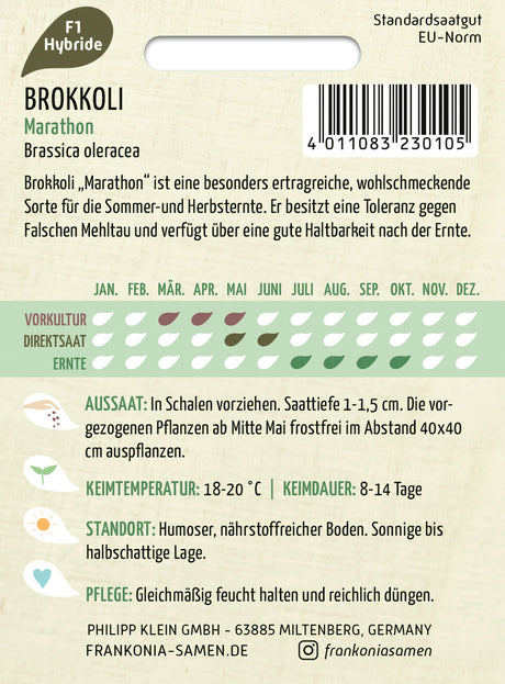 Frankonia Samen Brokkoli Marathon